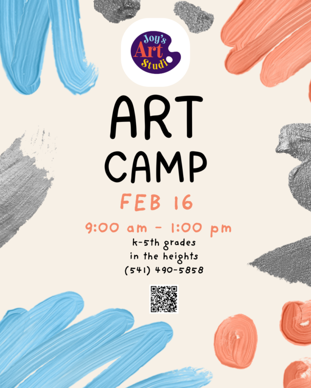 Blue Orange And Gray Modern Art Classes Instagram Post 1