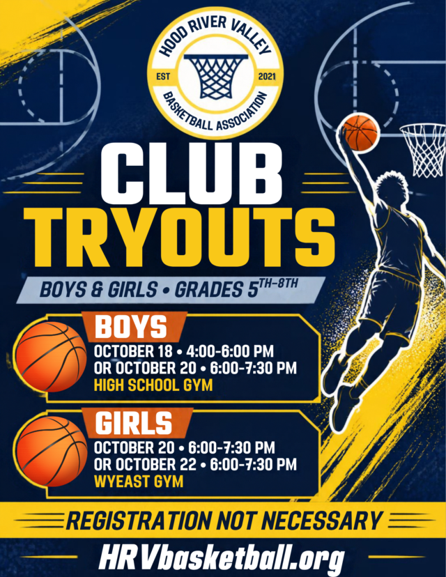 Club Tryouts Promotional Flyer