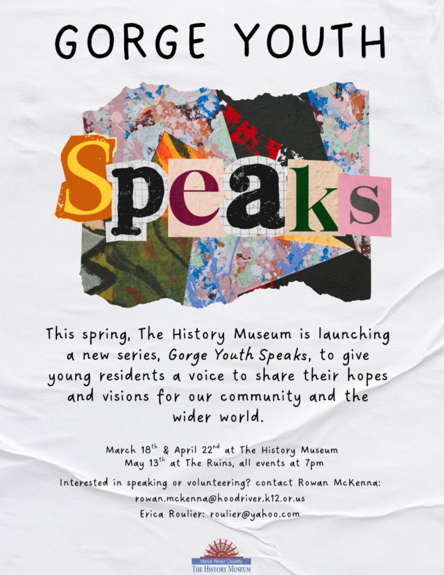 Gorge Youth Speaks poster 2