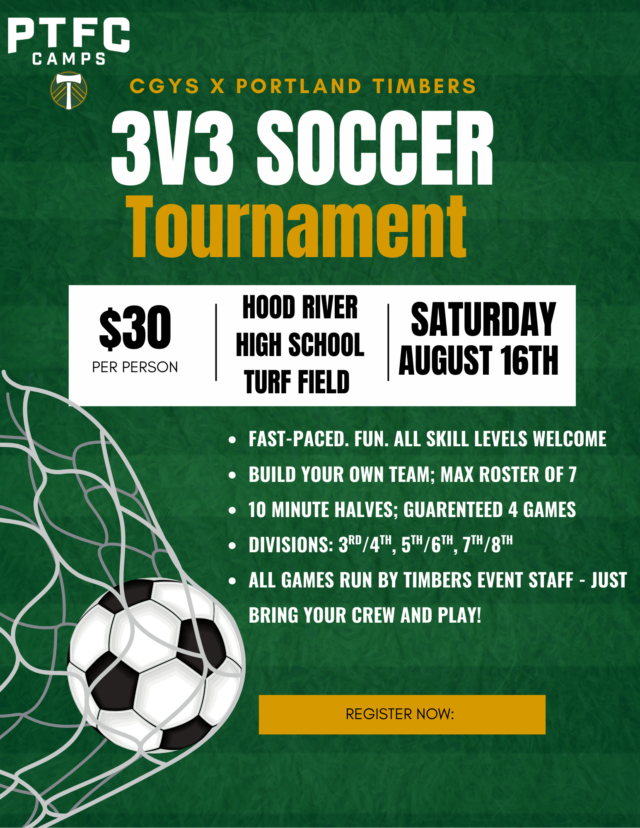 Green Simple Soccer Event Flyer