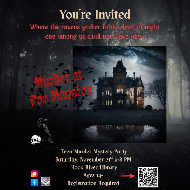 Teen Murder Mystery Party Poes Mansion Instagram Post
