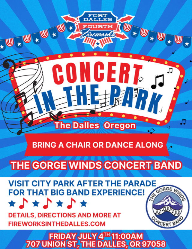 Fort dalles fourth of july flyers for events and promotions 4 concert orig