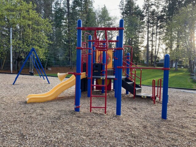 Playground at Wilson Park in Hood River Oregon