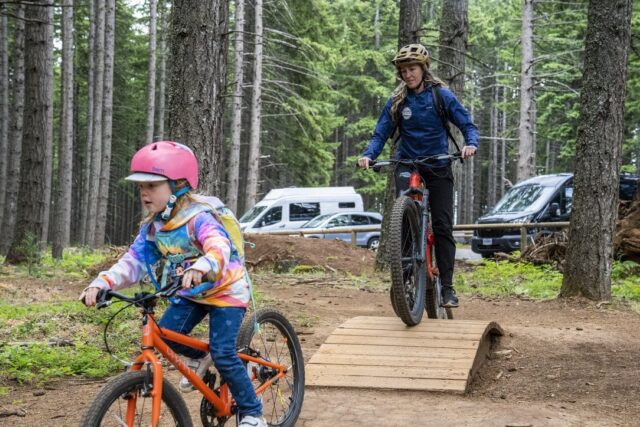 Riding Bikes at Family Man, Post Canyon Hood River