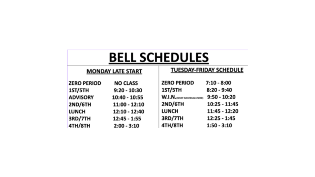 Bell Schedule