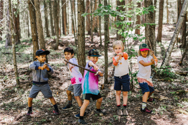 Let's Get Out - 5 kids having fun in the woods