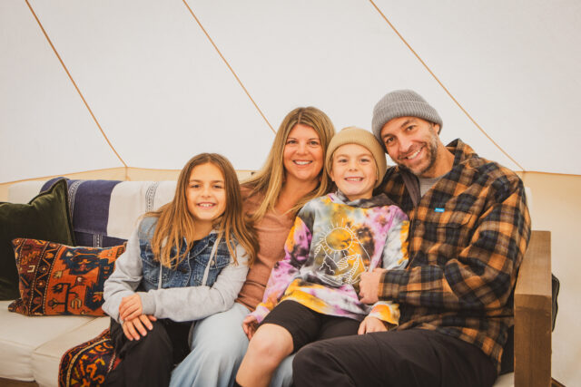 Debbie Dennis and Her Family