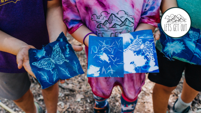Kids showing wildlife illustrations