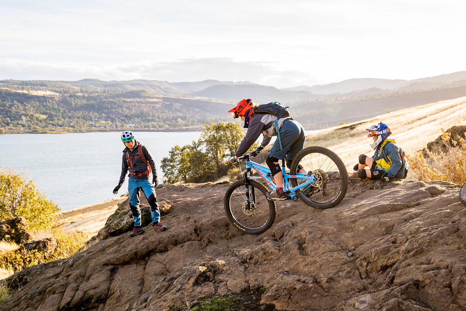 Brave Endeavors - Mountain biking near the Columbia River