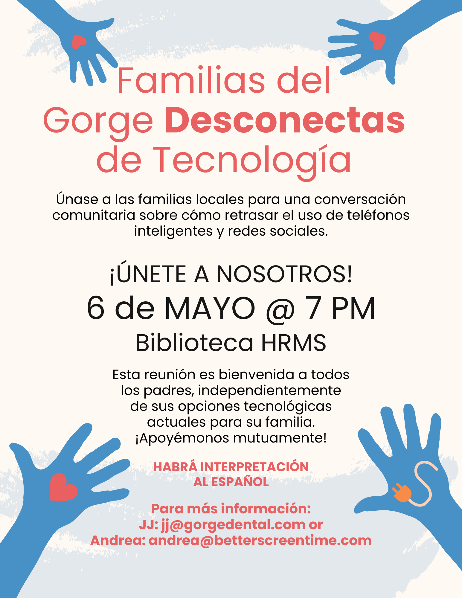 Spanish Gorge Families Unplugged Flyer 1 1