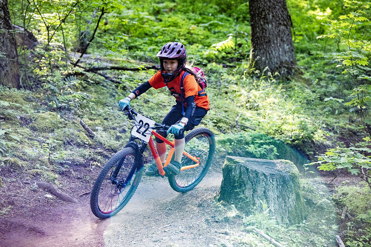 Cora at race
