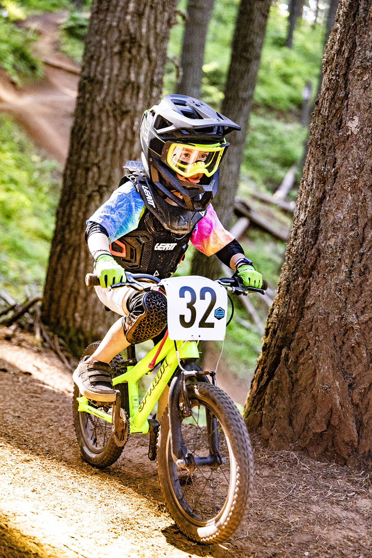 Little guy at race