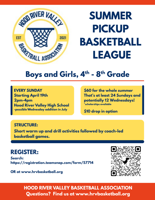 2026 Summer Pickup League Flyer